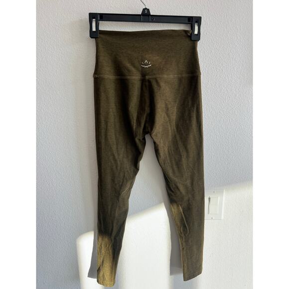 Beyond Yoga Spacedye Caught in The Midi Legging Army Green Heather S - Picture 5 of 7